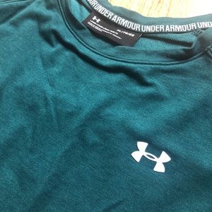 Teal Under Armour Crew Neck